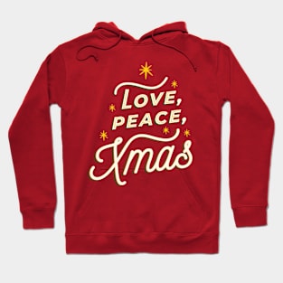 Love peace christmas Hoodie